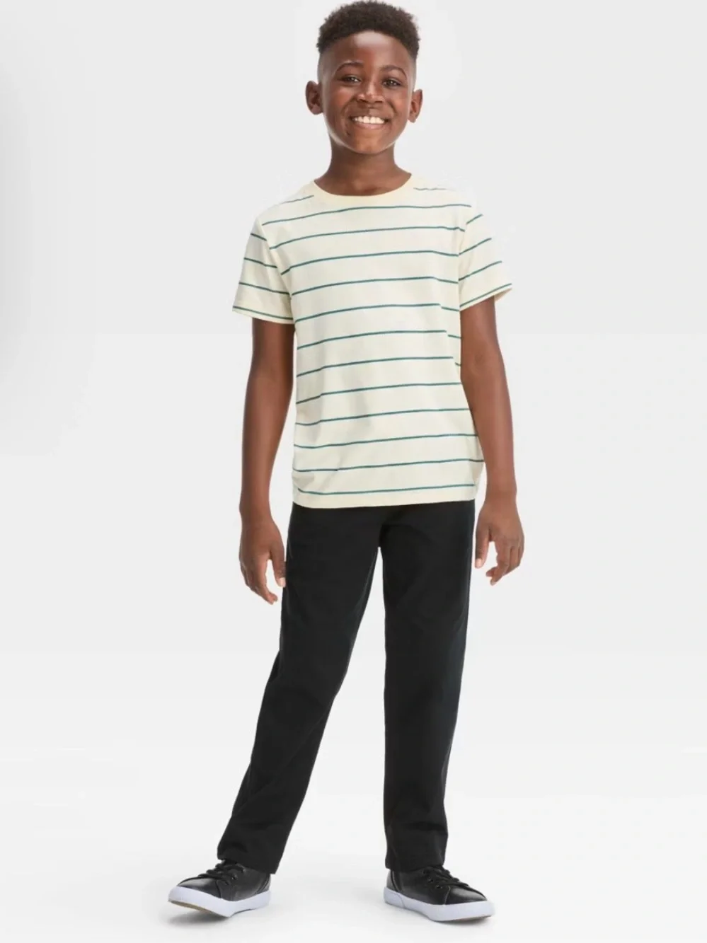 Black Straight Leg Pants